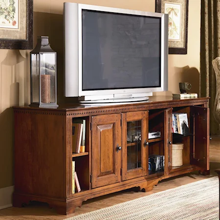 Entertainment Console with 4 Doors